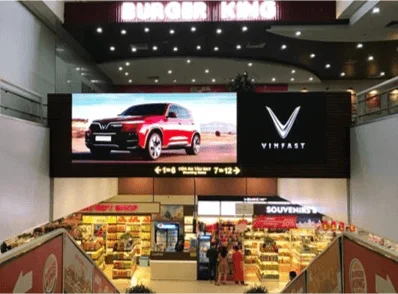 Màn hình LED khu vực phòng chờ VIP hạng Thương gia