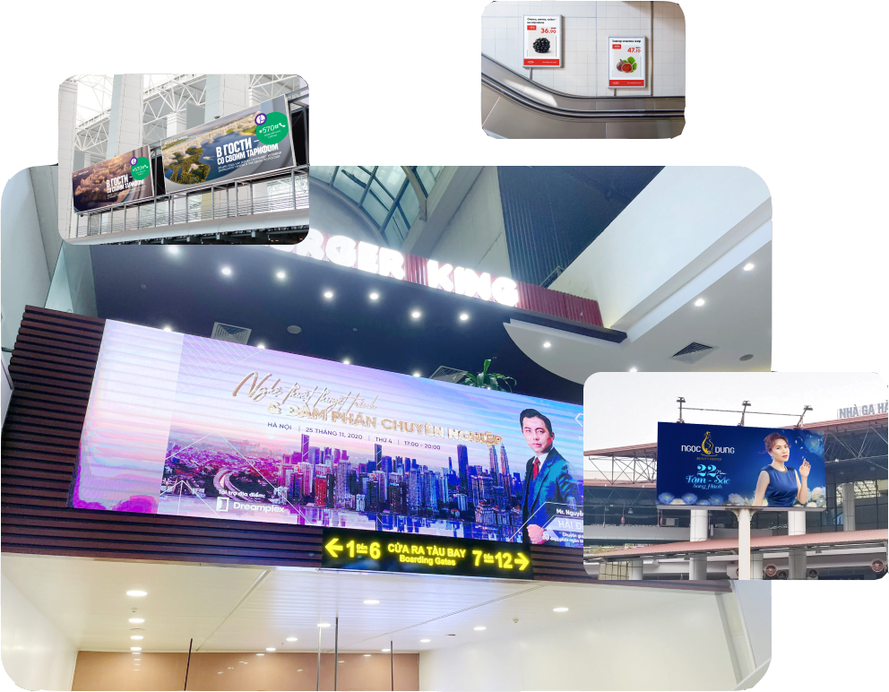 Quảng cáo sân bay – Nextbrand Việt Nam