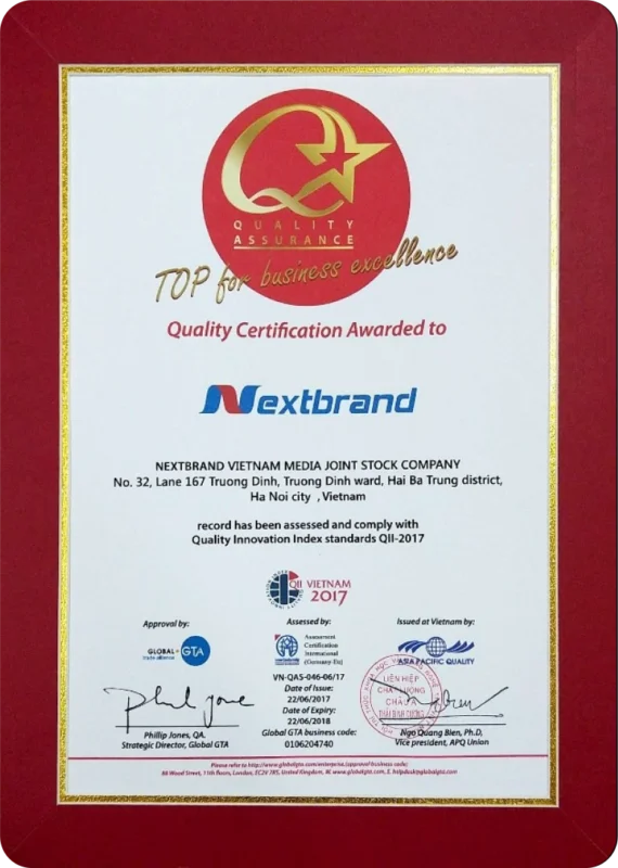 Thương hiệu được tin tưởng