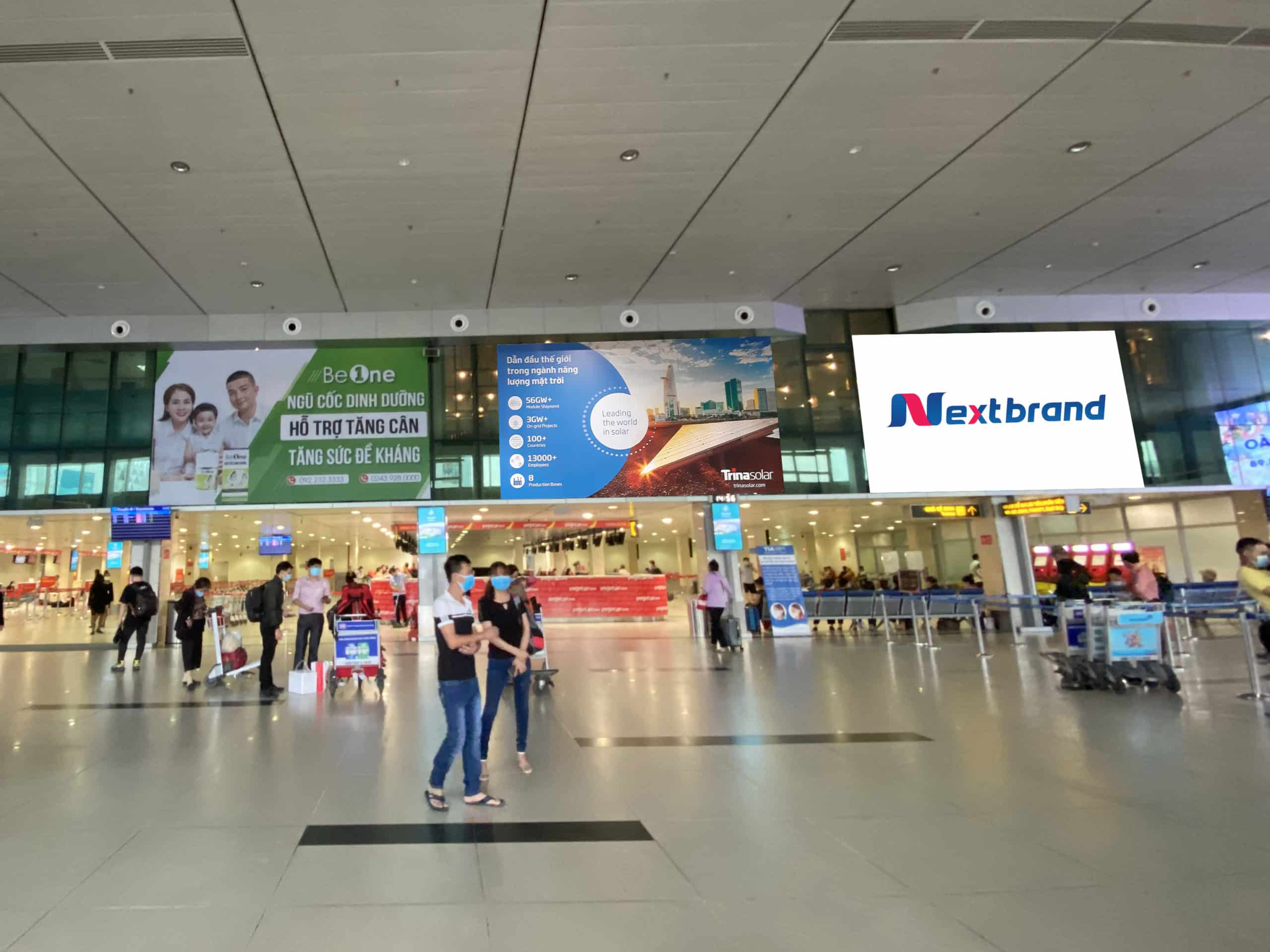 Nextbrand Quảng cáo khu check-in sân bay Tân Sơn Nhất - Phú Designer