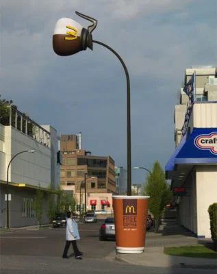 Mc Donald luôn sáng tạo nên những quảng cáo 