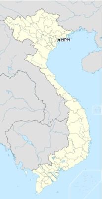 Vị trí sân bay Cát Bi trên bản đồ Việt Nam