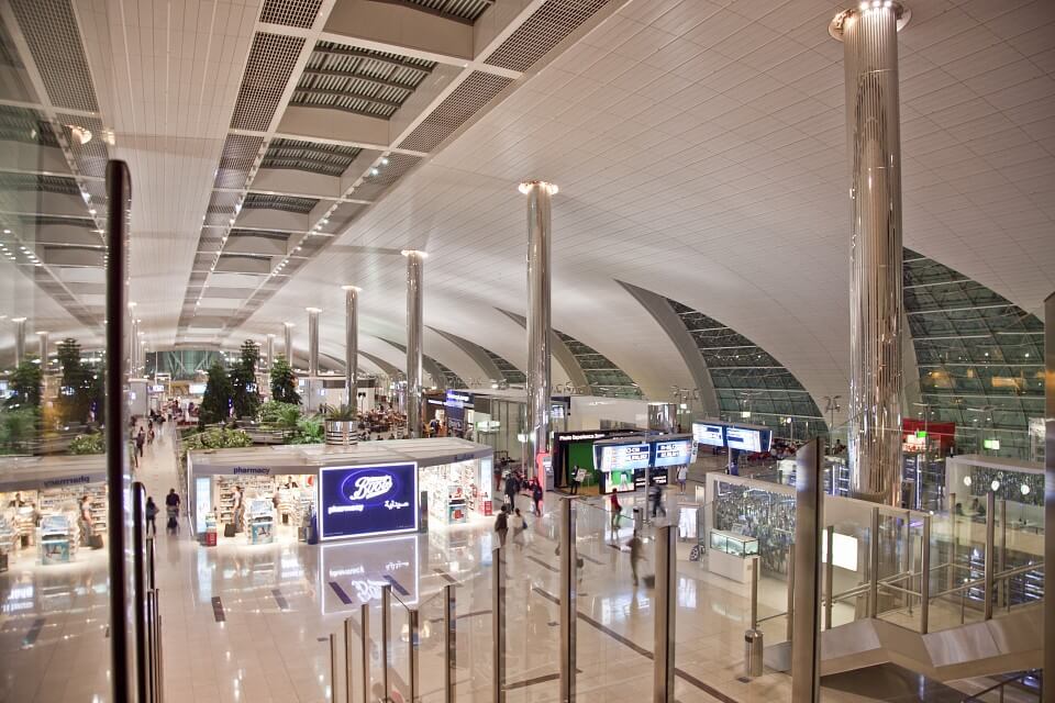 sân bay lớn nhất thế giới Dubai