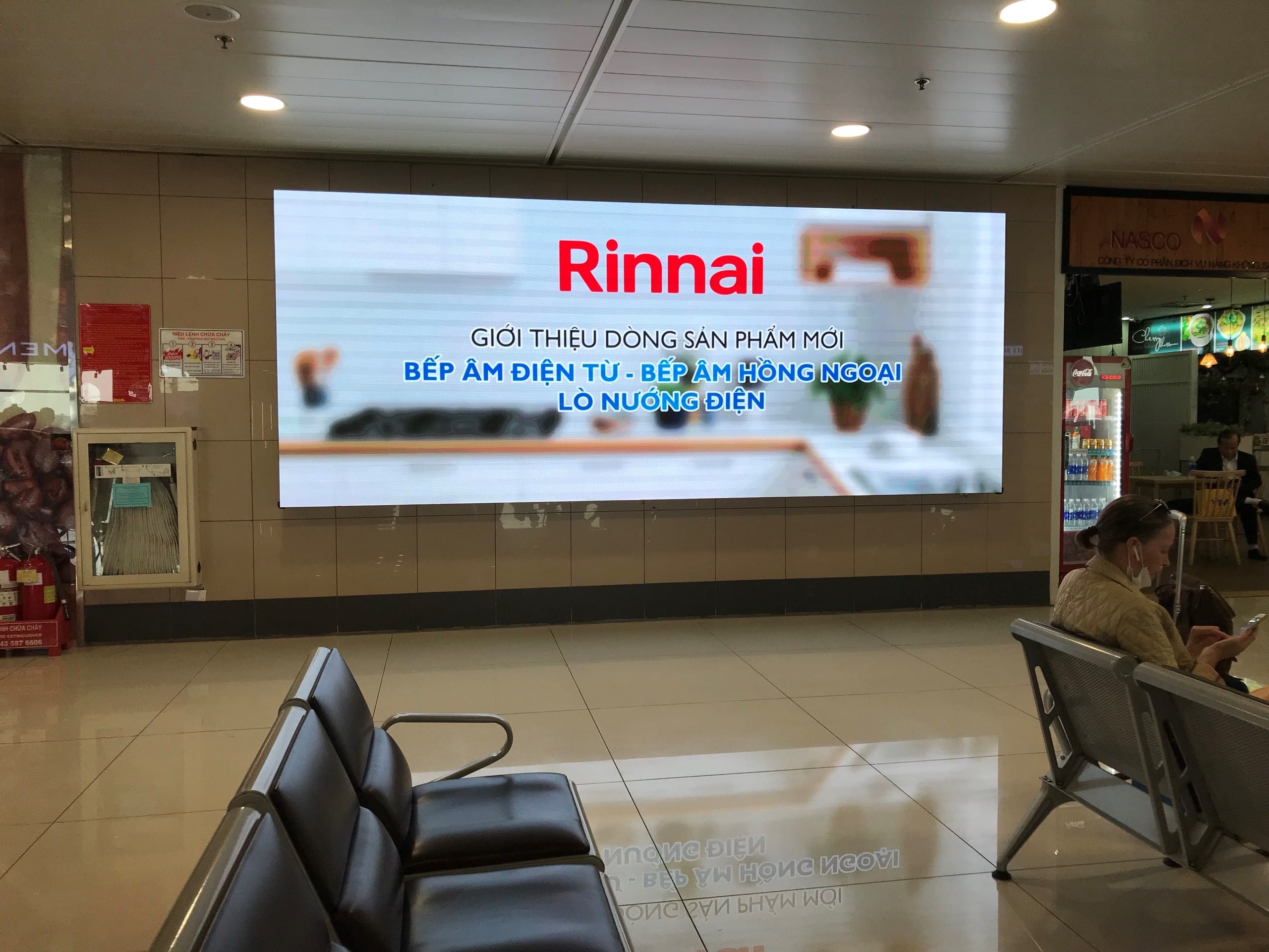 Quảng cáo màn hình Led tại sân bay Nội Bài khu vực sảnh A 