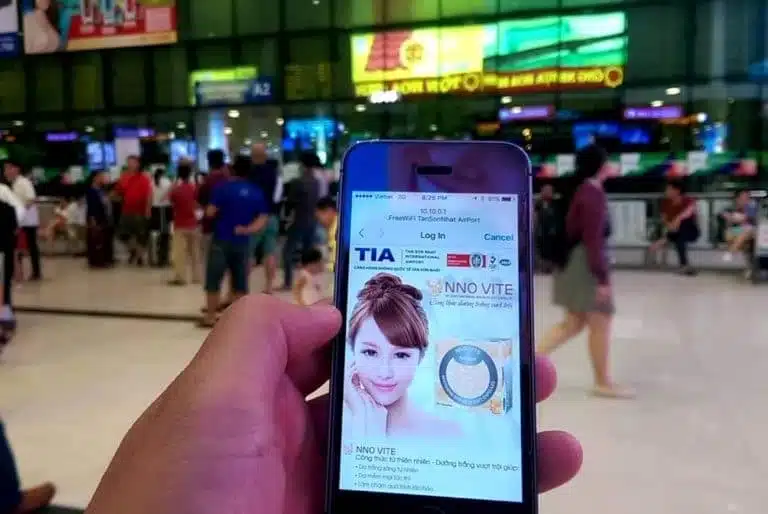 Quang cao san bay – wifi marketing WiFi Marketing Advertising at the Airport