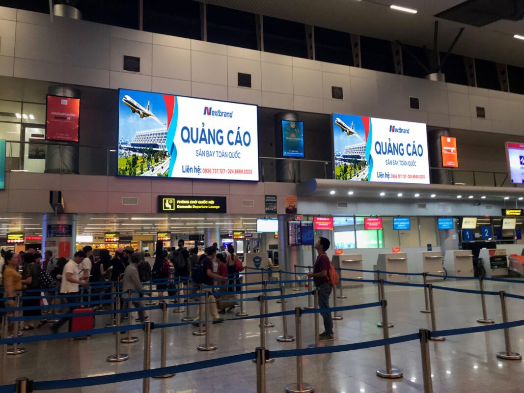 Quảng cáo sân bay – Nextbrand Việt Nam