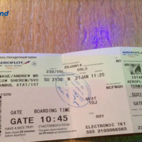 Trên ảnh là hành khách có SEQ 001, là người đầu tiên check-in