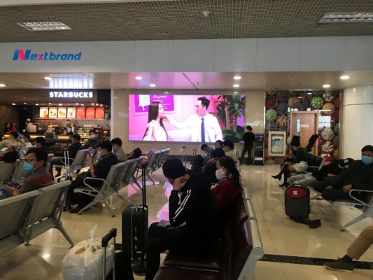 Quảng cáo màn hình LED tại sân bay quốc tế Nội Bài
