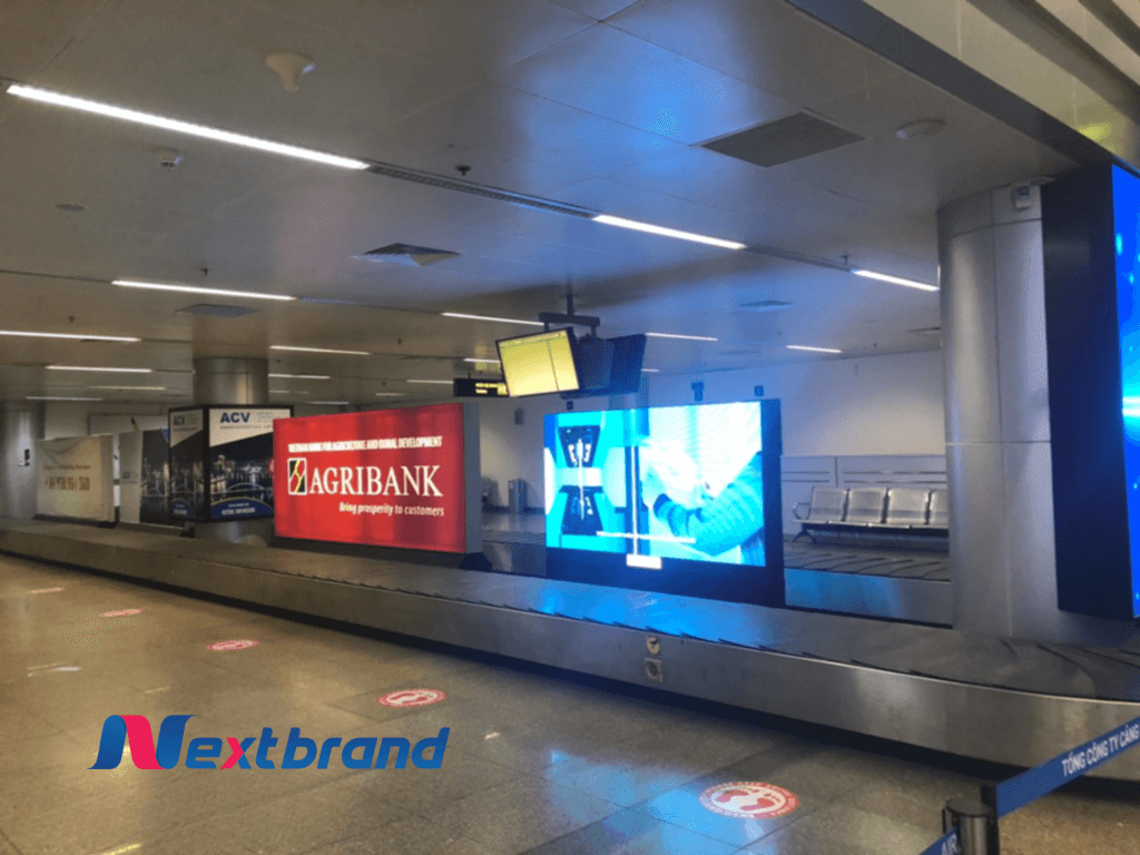 Quảng cáo màn hình LED tại khu vực băng chuyền Quảng cáo màn hình LED tại khu vực băng chuyền
