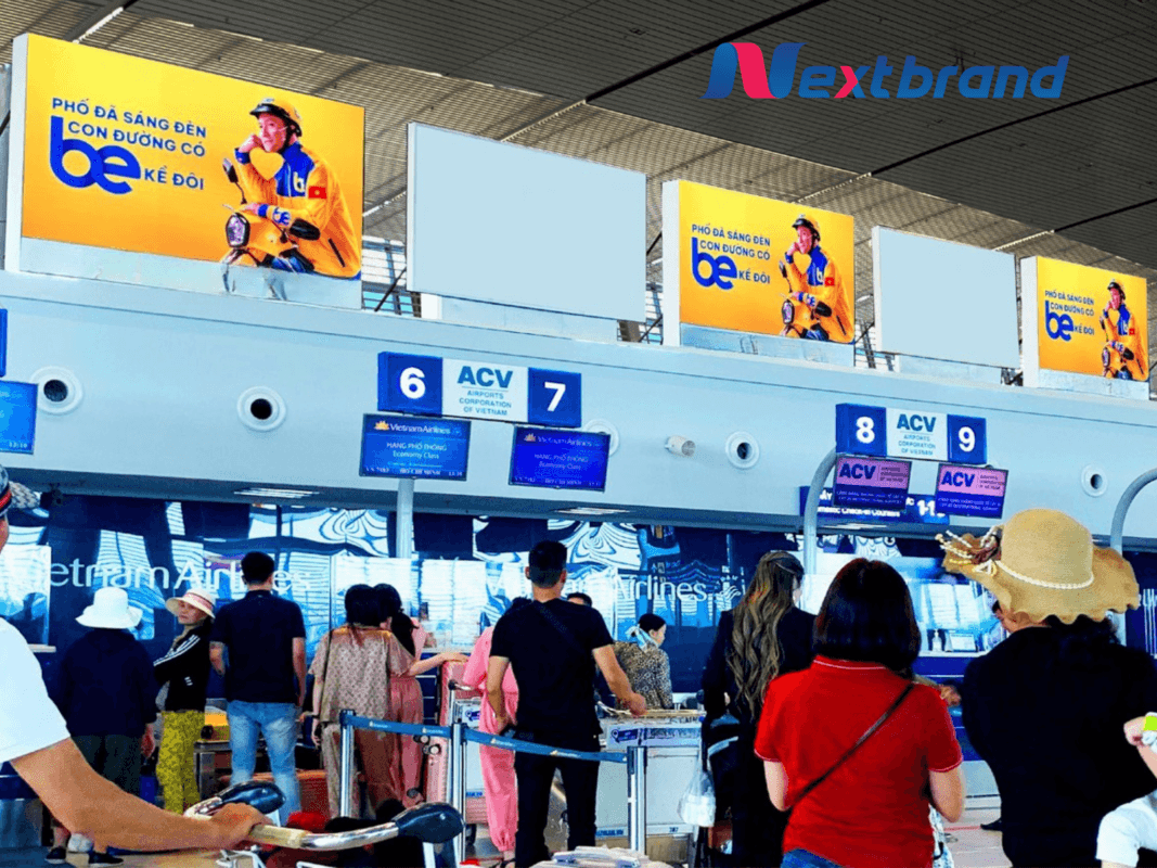 Quảng cáo màn hình LED sân bay Cát Bi Quảng cáo màn hình LED sân bay Cát Bi