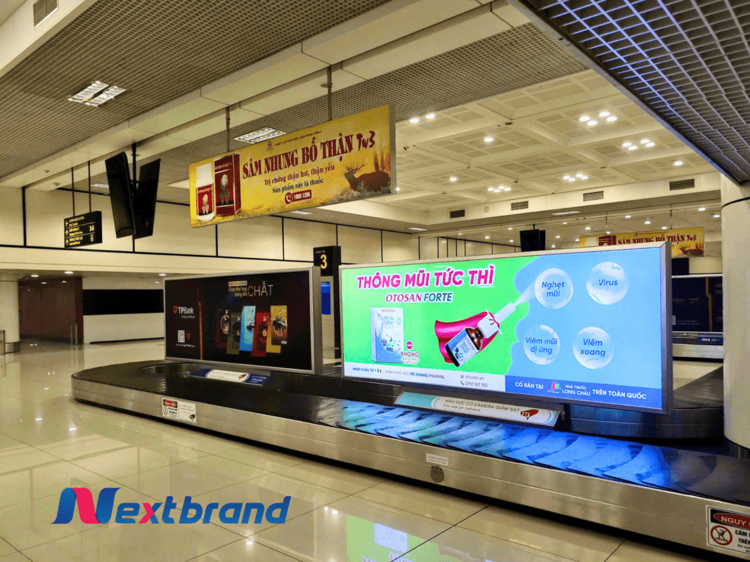 Màn hình LED khu vực phòng băng chuyền hành lý Màn hình LED khu vực phòng băng chuyền hành lý