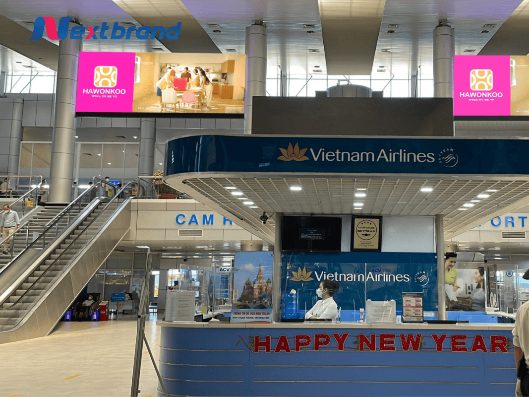 17 Quảng cáo màn hình LED sân bay Cam Ranh