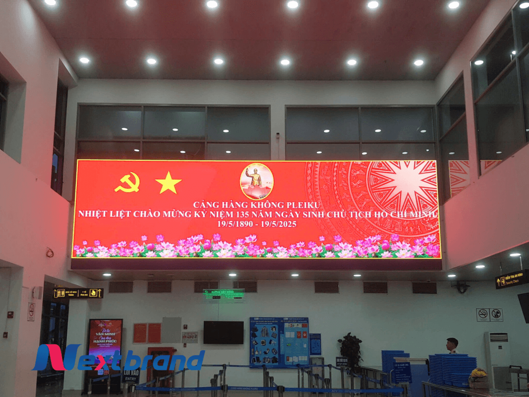 7 Màn hình LED khu vực soi chiếu an ninh