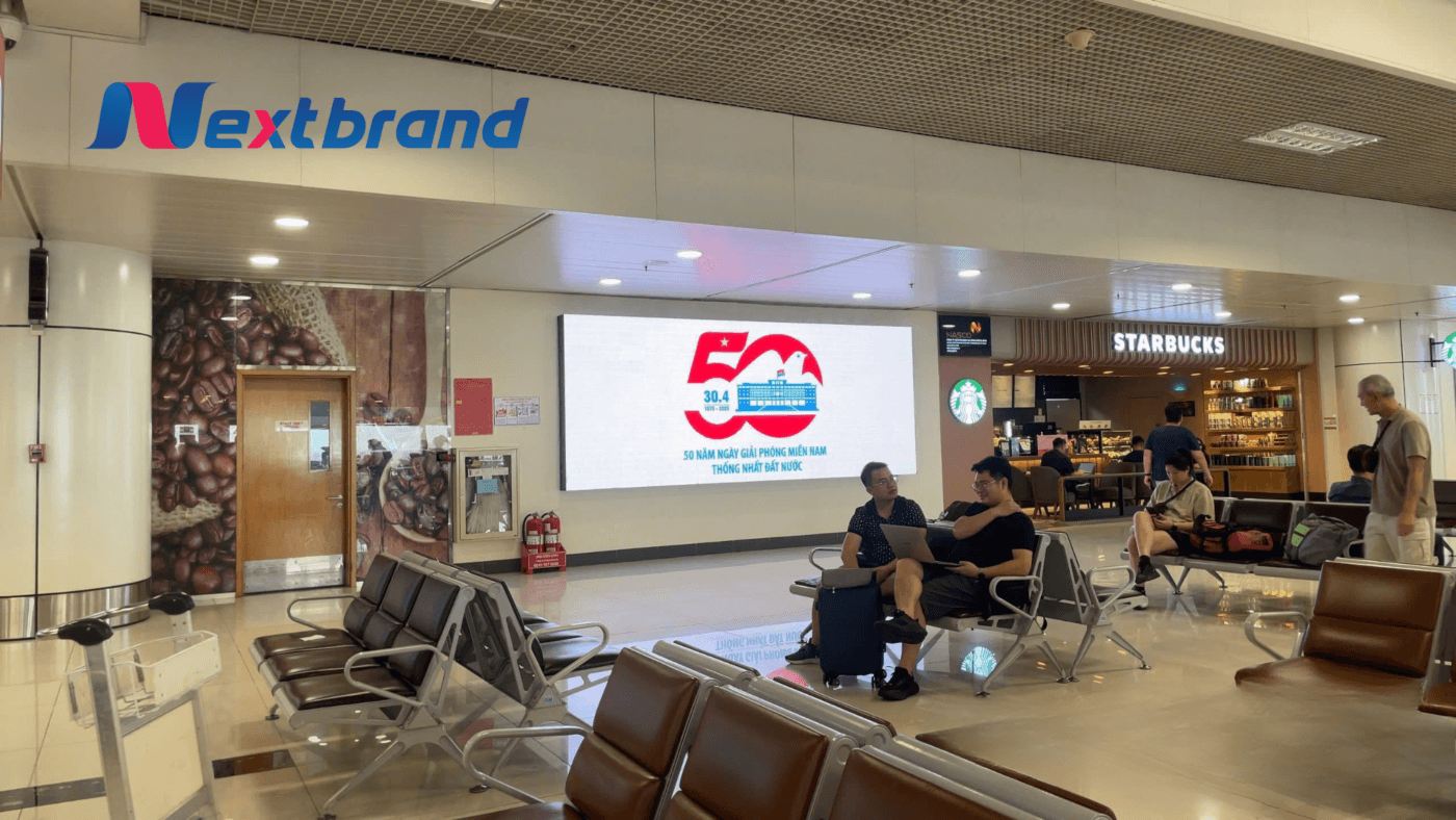 Quảng cáo màn hình LED tại khu vực phòng chờ Quảng cáo màn hình LED tại khu vực phòng chờ