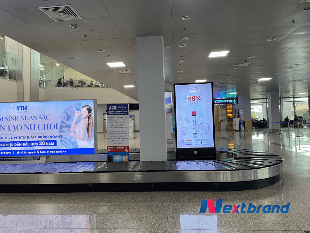 Quảng cáo màn hình LED sân bay Vinh khu vực nhận hành động Quảng cáo màn hình LED sân bay Vinh khu vực nhận hành động