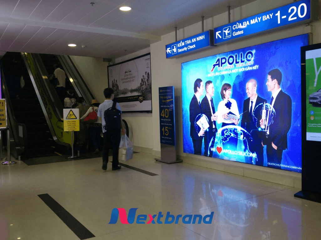 Quy trình triển khai quảng cáo màn hình LED sân bay Phú Quốc Quy trình triển khai quảng cáo màn hình LED sân bay Phú Quốc