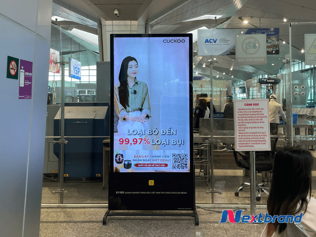 Quy trình quảng cáo màn hình LED sân bay Vinh Quy trình quảng cáo màn hình LED sân bay Vinh