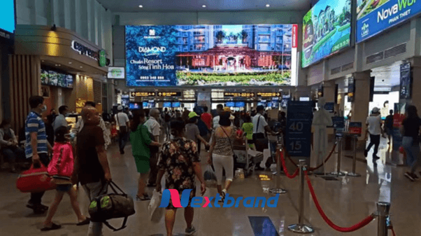 Quảng cáo màn hình LED sân bay Rạch Giá tại sảnh chờ ga đi Quảng cáo màn hình LED sân bay Rạch Giá tại sảnh chờ ga đi