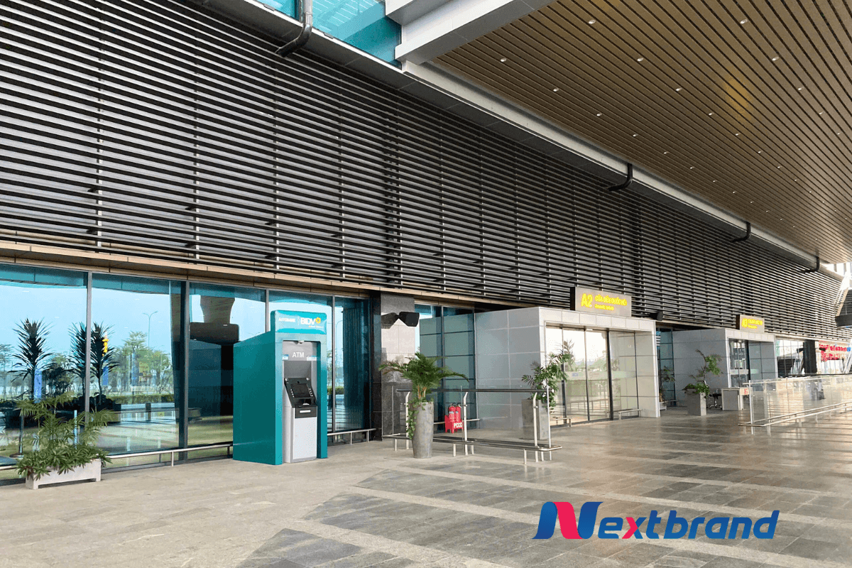 Hệ thống ATM phục vụ ngay trong nhà ga