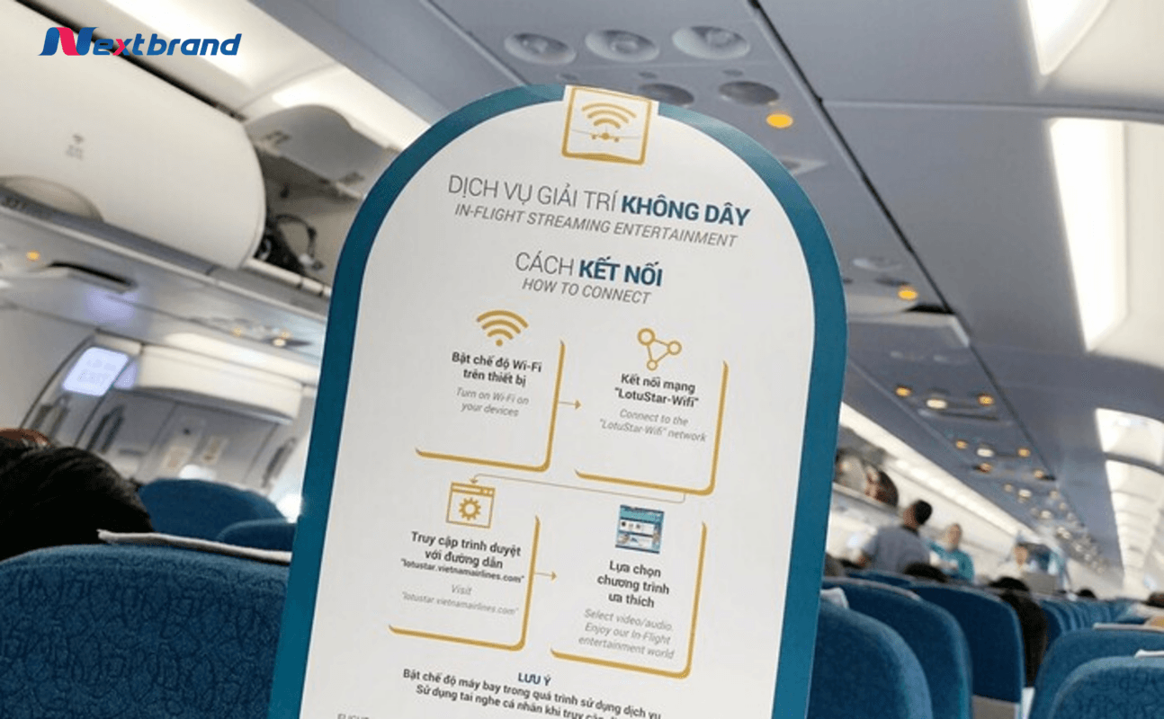 Vietnam Airlines cung cấp dịch vụ wifi trên một số dòng máy bay thân rộng Vietnam Airlines cung cấp dịch vụ wifi trên một số dòng máy bay thân rộng