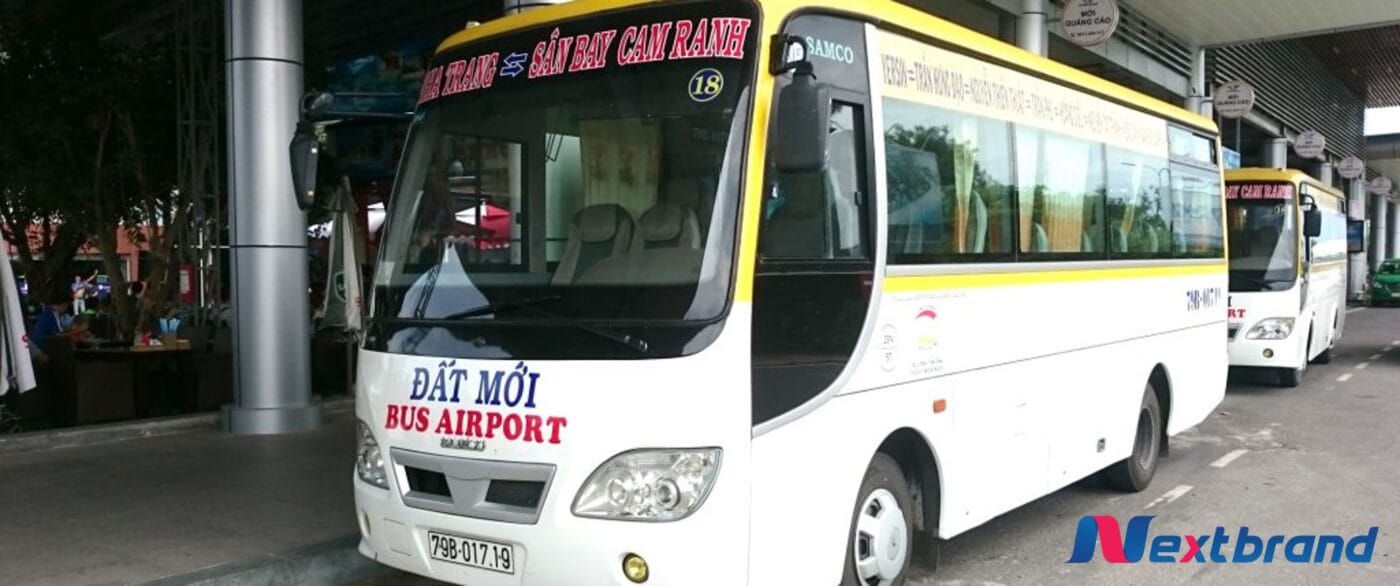 Đất Mới Bus Airport hoạt động tại sân bay Cam Ranh