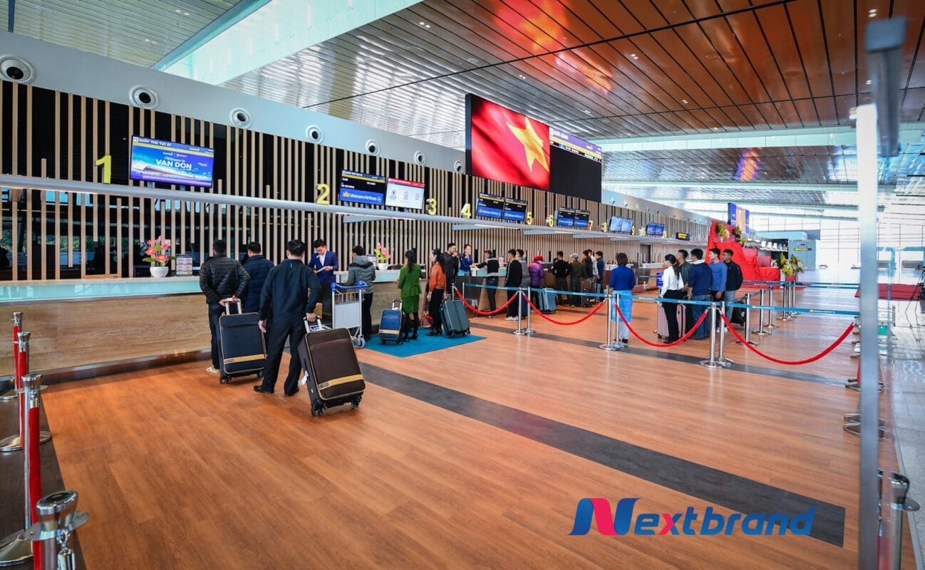 Năm 2024 sân bay đón khoảng 580 chuyến bay nội địa với gần 81.000 lượt khách