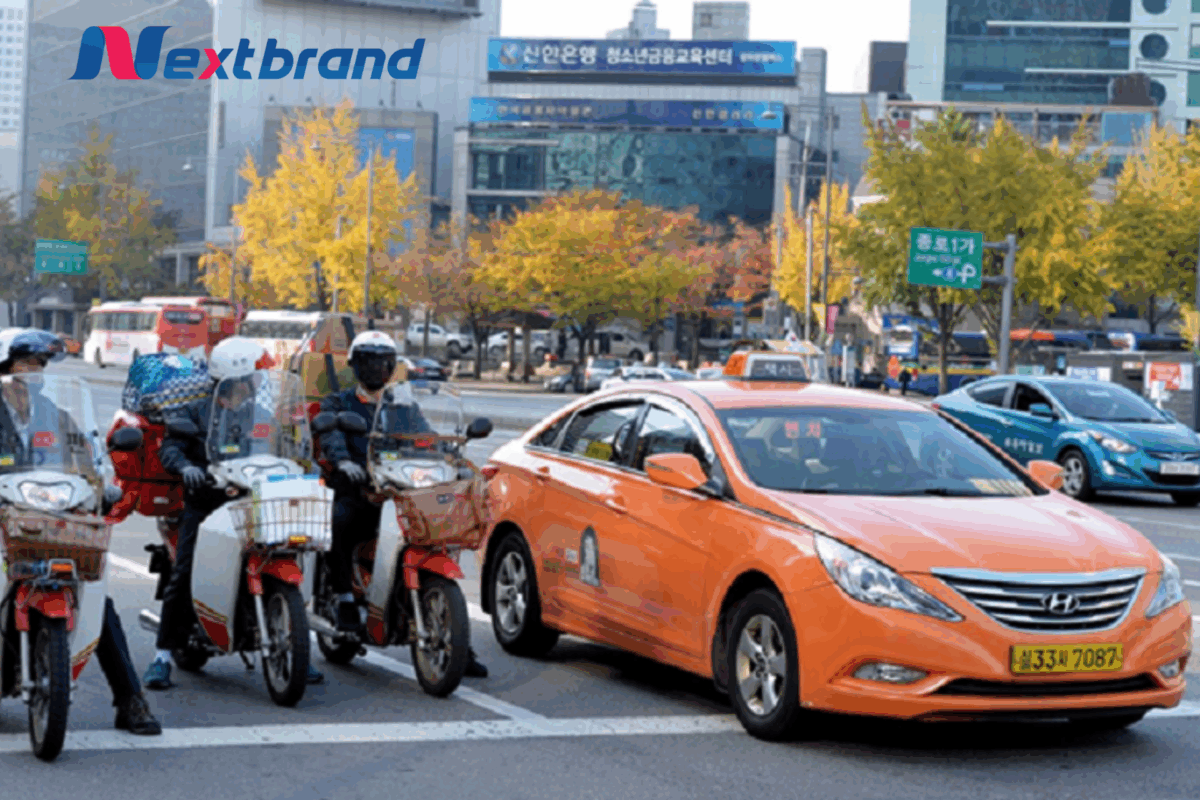 Dịch vụ xe taxi đưa đón thuận tiện để đến trung tâm Seoul