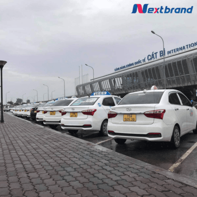 Di chuyển bằng taxi từ sân bay Cát Bi