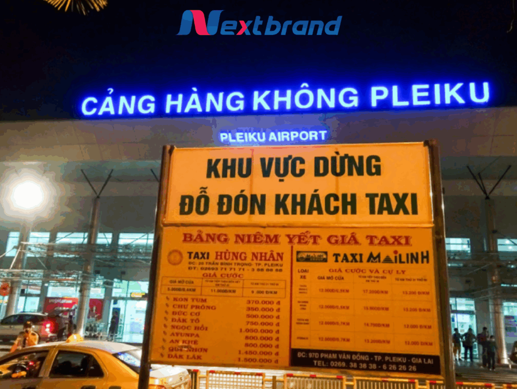 Taxi truyền thống là lựa chọn nhanh chóng dễ tìm lại sân bay PXU