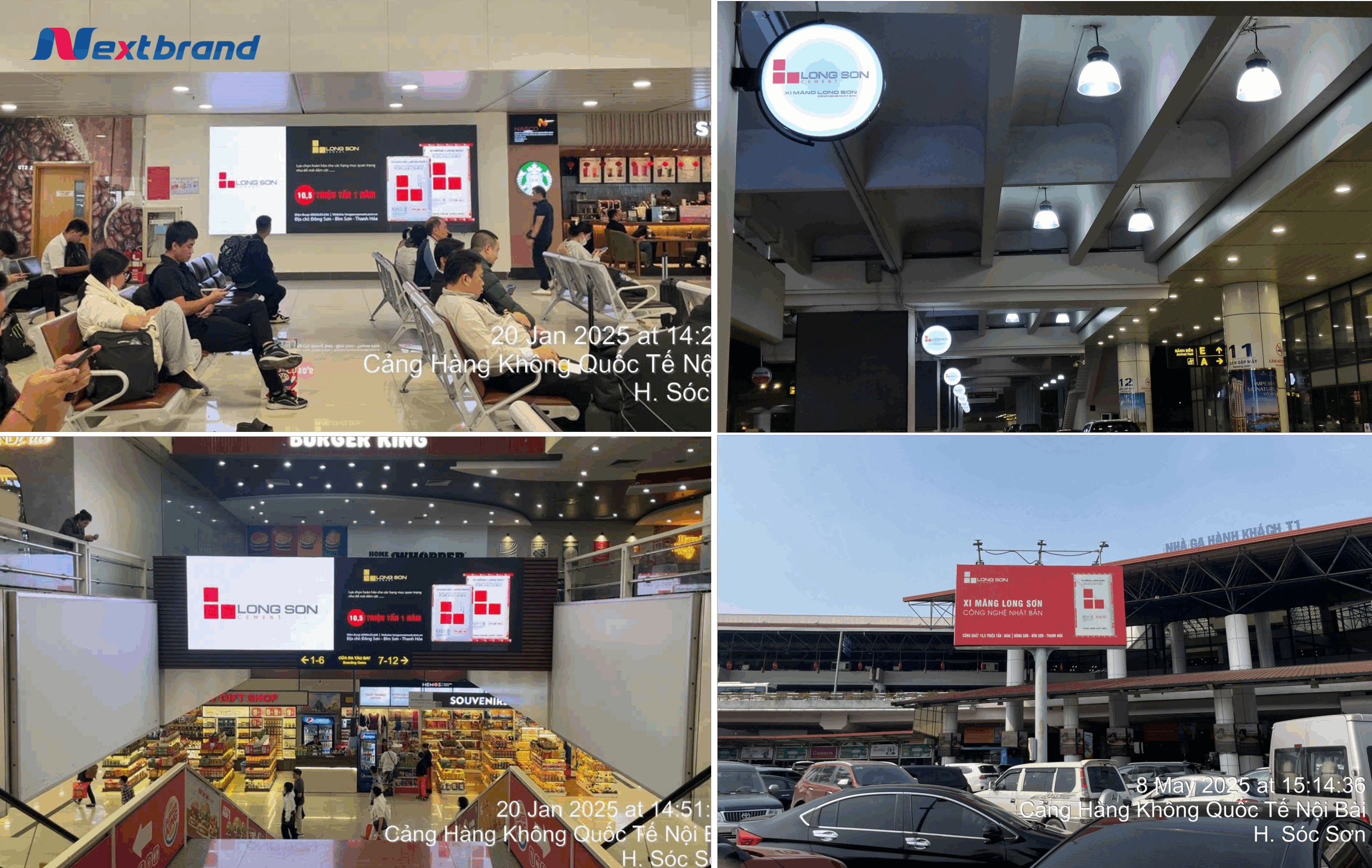 Tập đoàn Long Sơn với quảng cáo sáng tạo nội dung theo từng khu vực tại sân bay Nội Bài Tập đoàn Long Sơn với quảng cáo sáng tạo nội dung theo từng khu vực tại sân bay Nội Bài