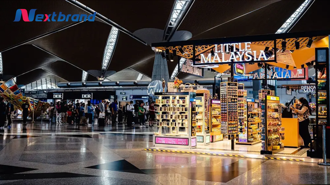 Khu vực mua sắm đa dạng tại sân bay KUL Khu vực mua sắm đa dạng tại sân bay KUL