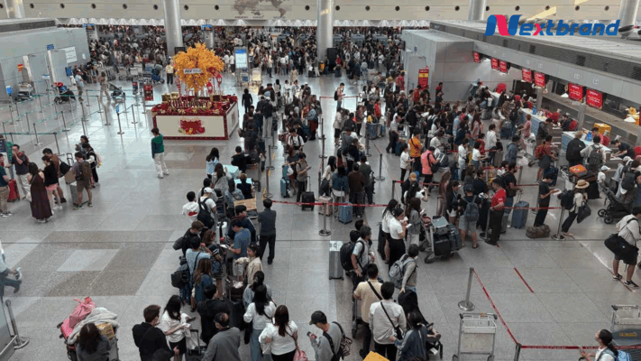 Quảng cáo sân bay dịp Tết tiếp cận được tới lượng khách hàng khổng lồ