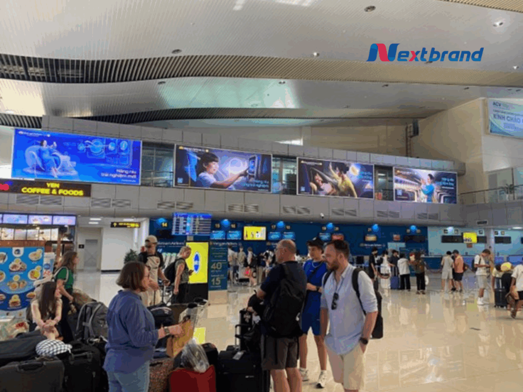 Chi phí quảng cáo sân bay Điện Biên phụ thuộc vào diện tích, vị trí và thời gian triển khai