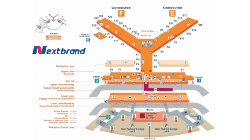 Ord Ats Map.pdf ORD là sân bay nào? Giải mã sân bay ORD chi tiết từ A - Z