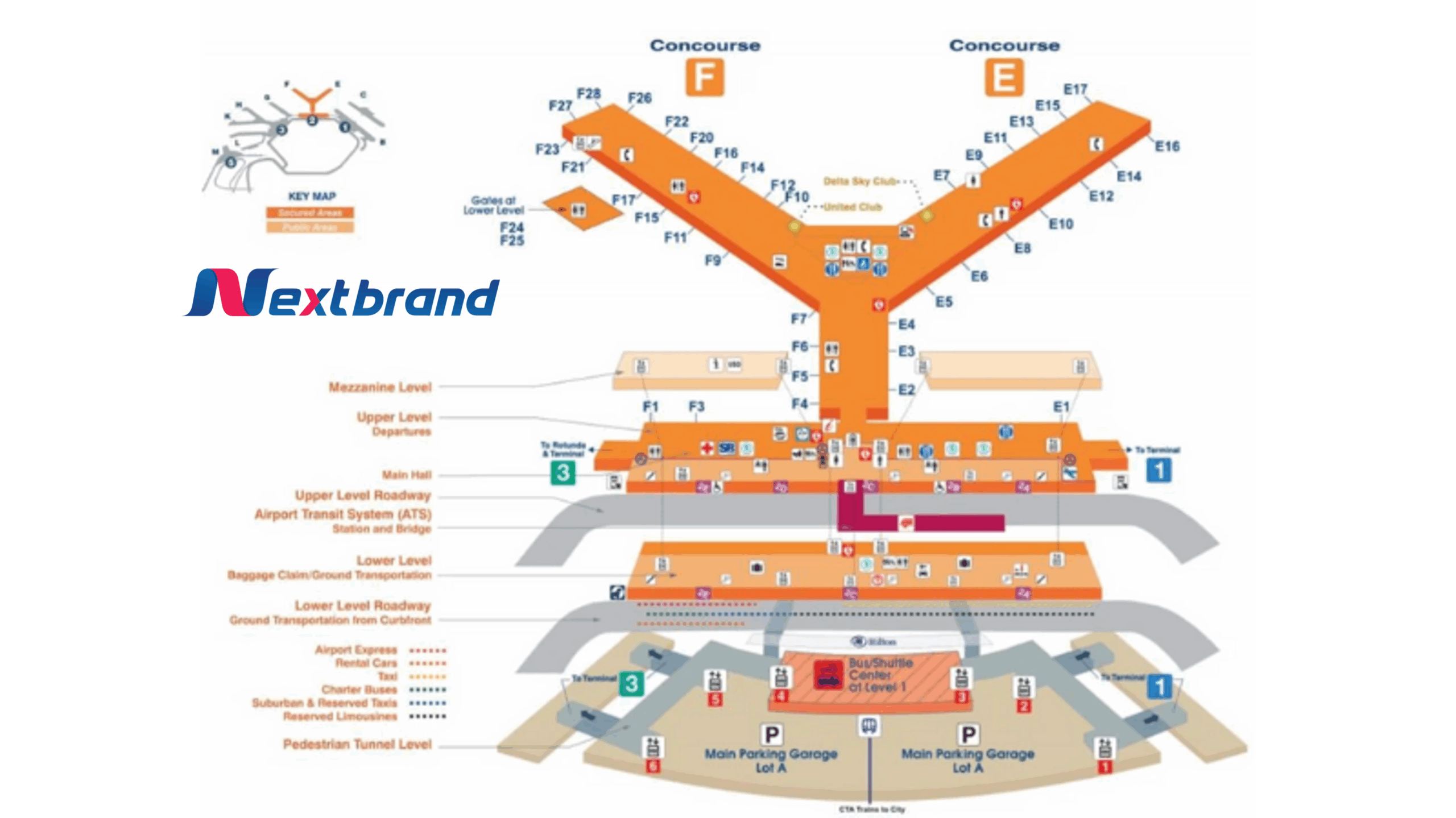 Nhà ga nội địa T2 sân bay ORD Nhà ga nội địa T2 sân bay ORD