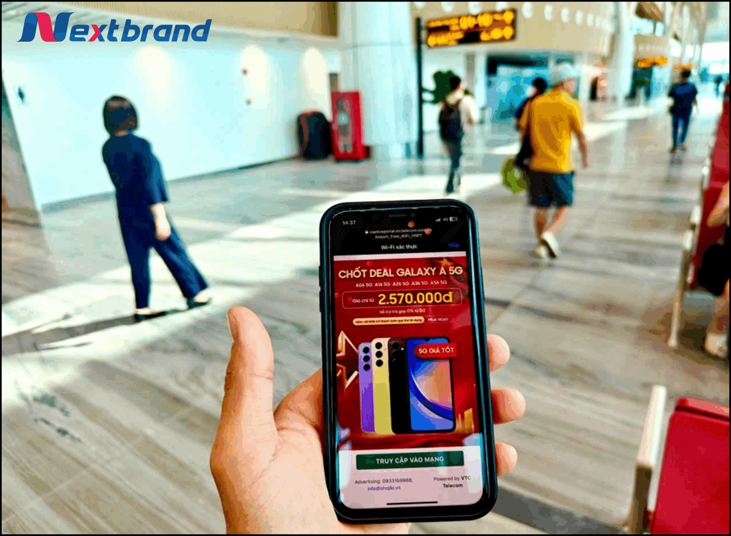 Quảng cáo wifi tại sân bay Quảng cáo wifi tại sân bay