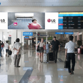 Quảng cáo màn hình LED tại sân bay Tuy Hoà