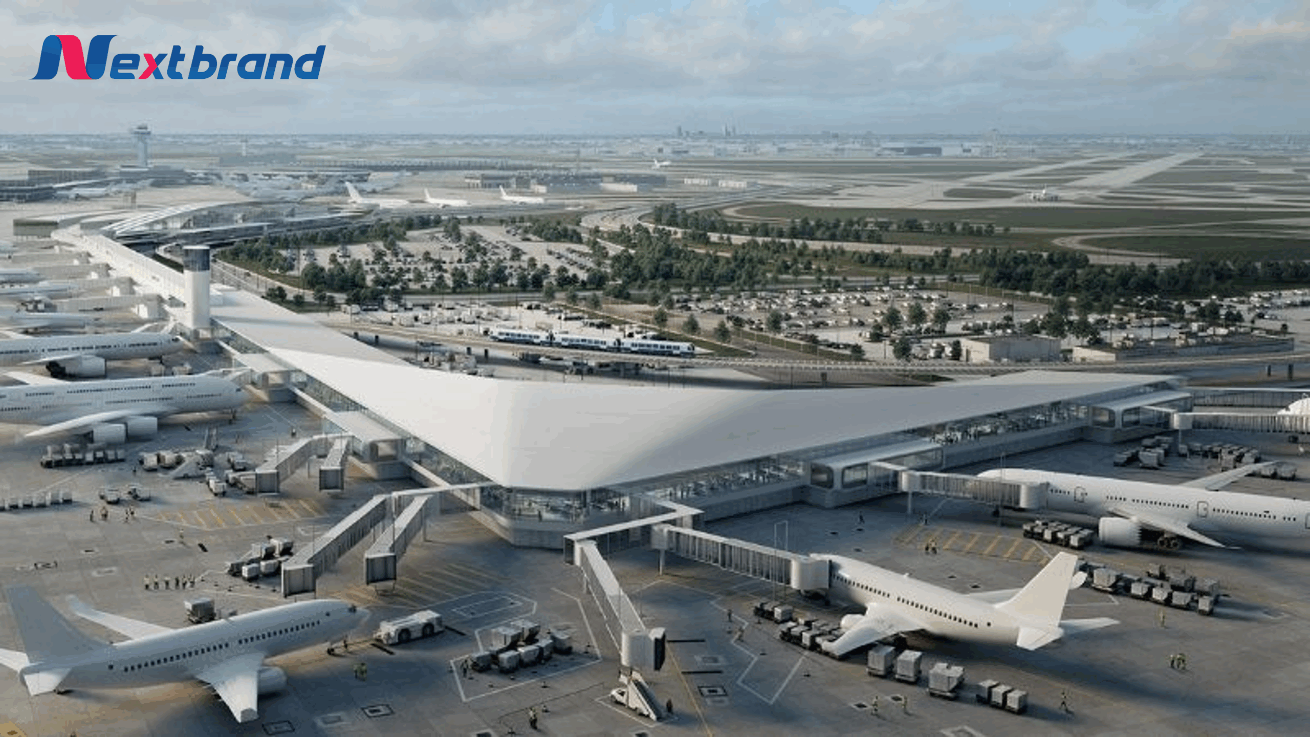 Sân đỗ tàu bay hiện đại của sân bay ORD Sân đỗ tàu bay hiện đại của sân bay ORD