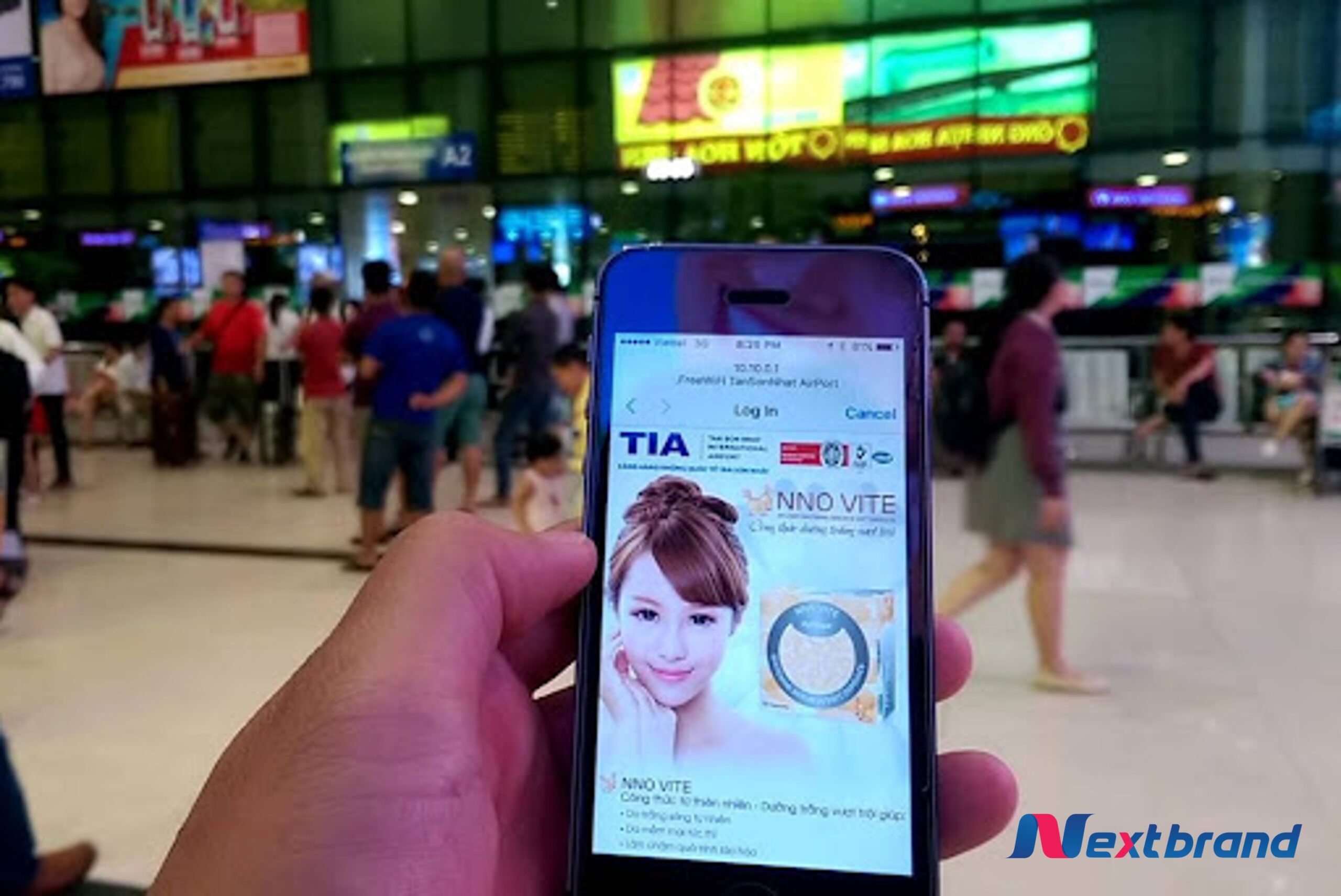 Quảng cáo hình thức wifi marketing tại sân bay Quảng cáo hình thức wifi marketing tại sân bay