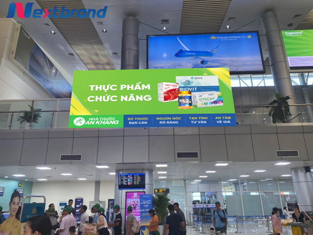 Quy trình quảng cáo sân bay cho thực phẩm chức năng
