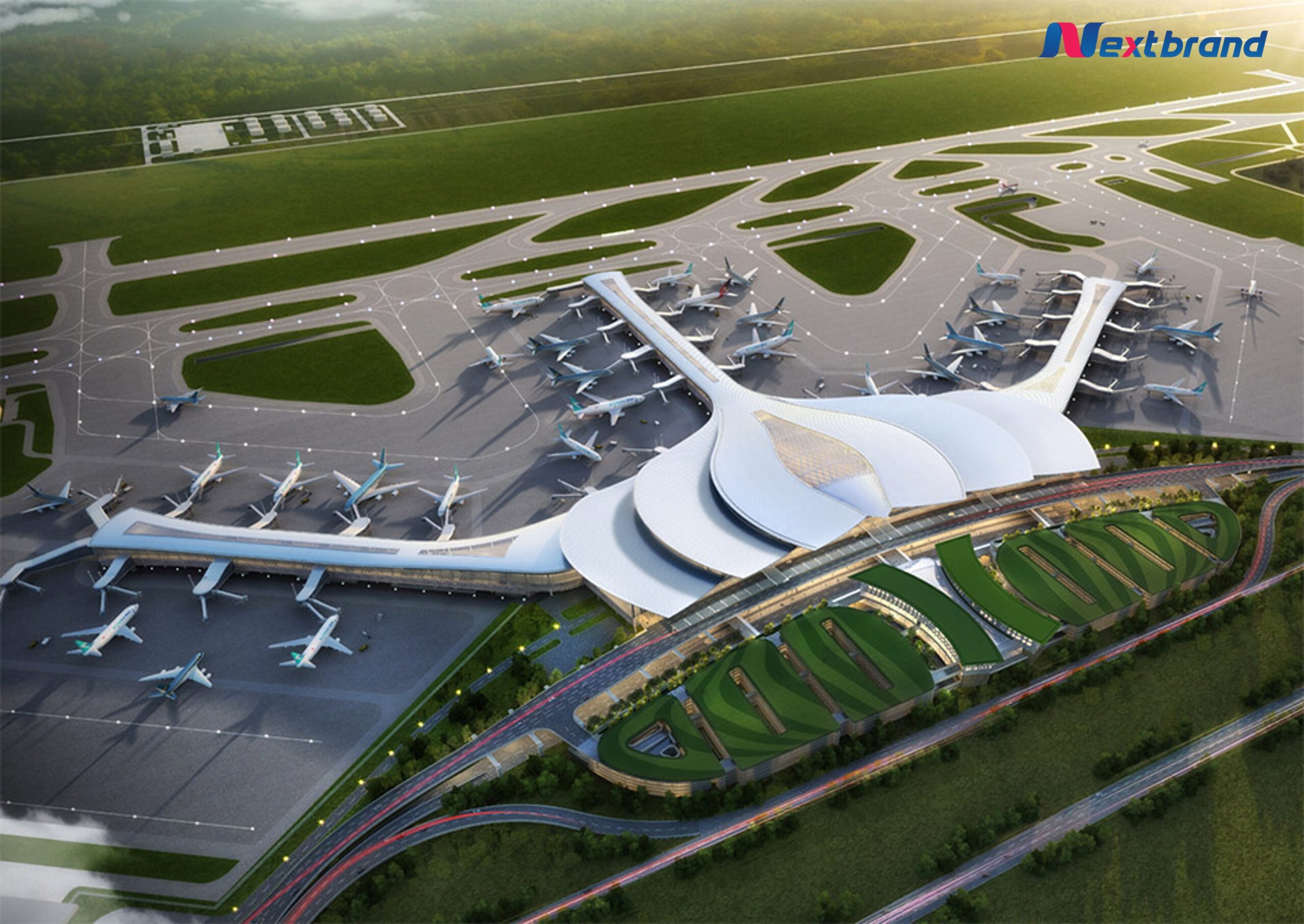 Sân bay Quốc tế Long Thành đang được xây dựng tại Đồng Nai