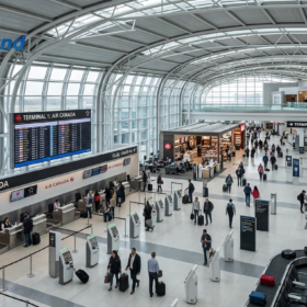 Sân bay Toronto Pearson được quy hoạch hiện đại với 2 nhà ga hành khách