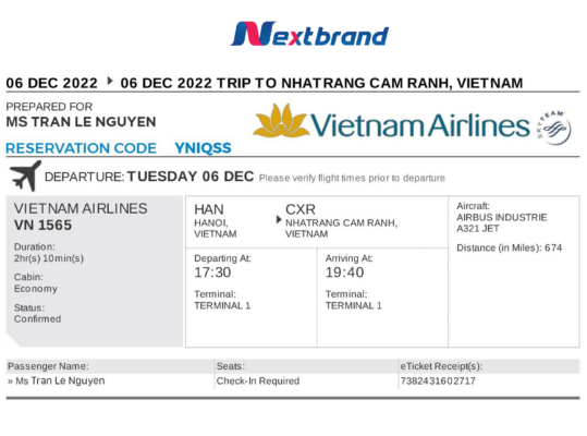 Mã IATA của sân bay Nội Bài là HAN
