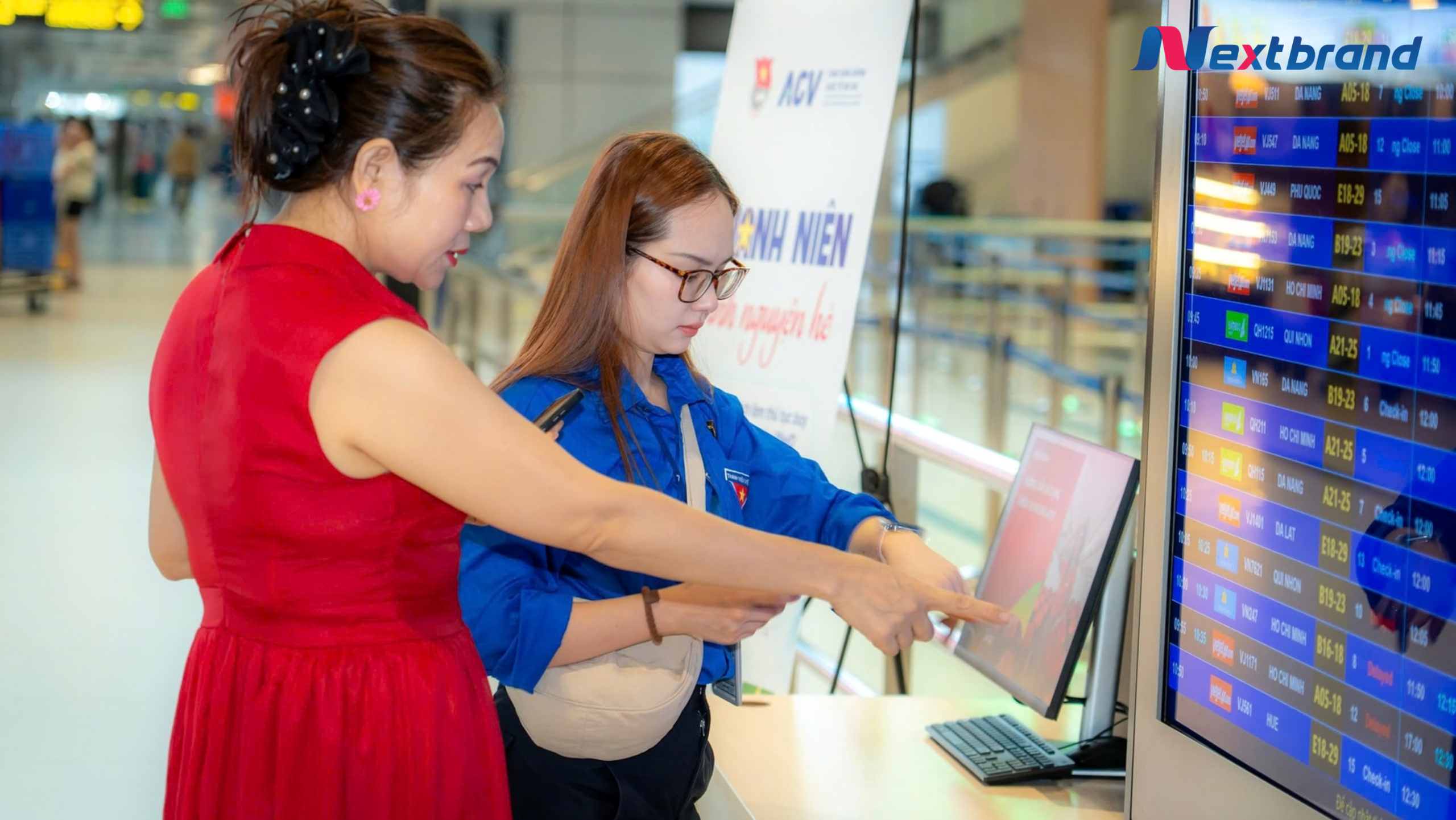 Mã sân bay Nội Bài xuất hiện trong quá trình check in trực tuyến