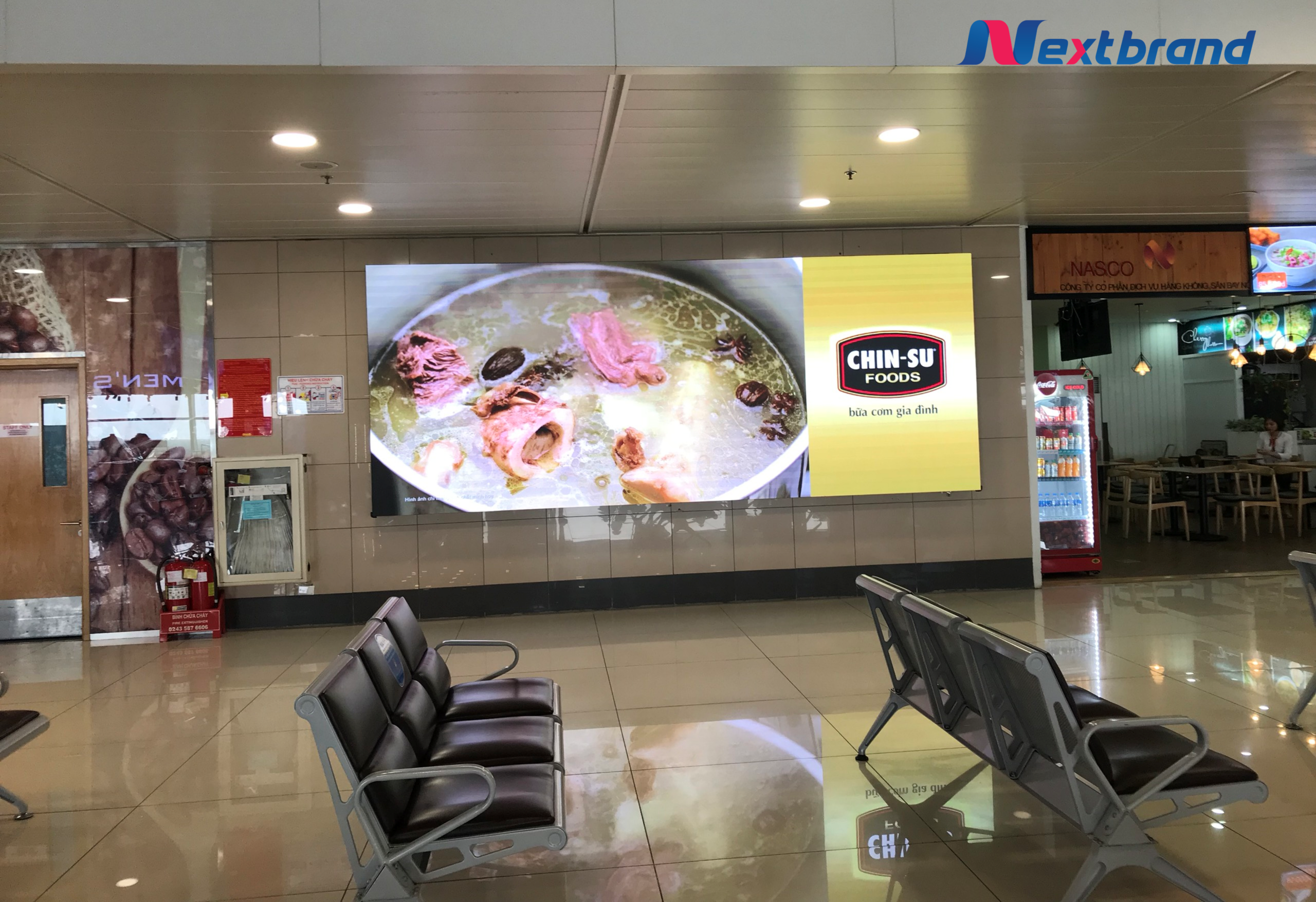 Quảng cáo màn hình LED tại sân bay