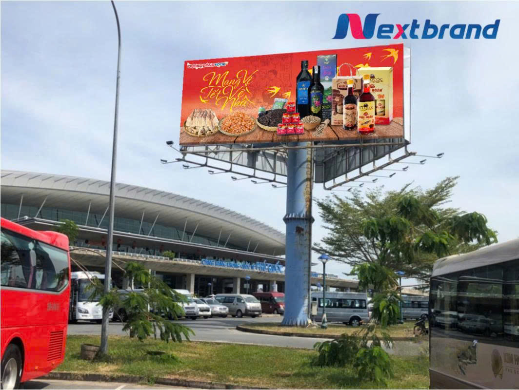 Quảng cáo pano tấm lớn tại sân bay