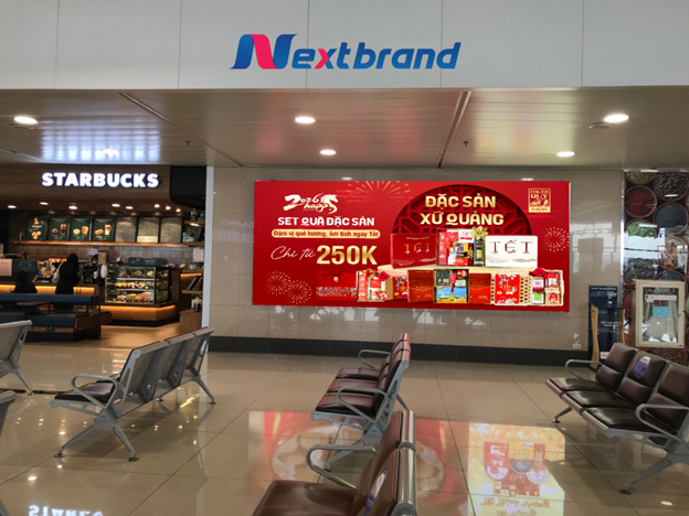 Quảng cáo sân bay cho Fast Moving Consumer Goods