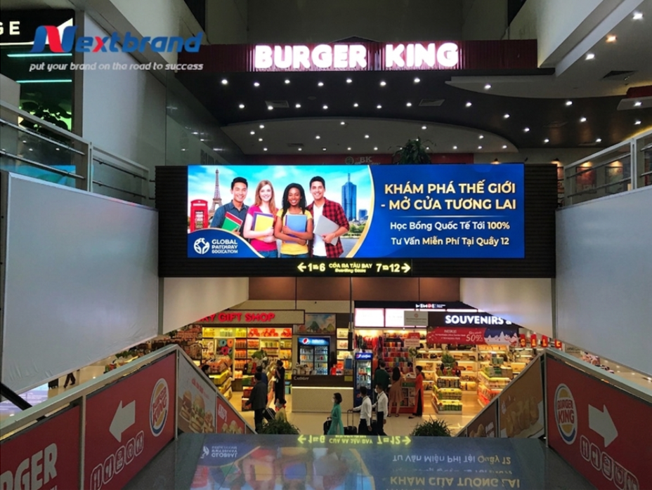Quảng cáo màn hình LED tại sân bay Quảng cáo màn hình LED tại sân bay