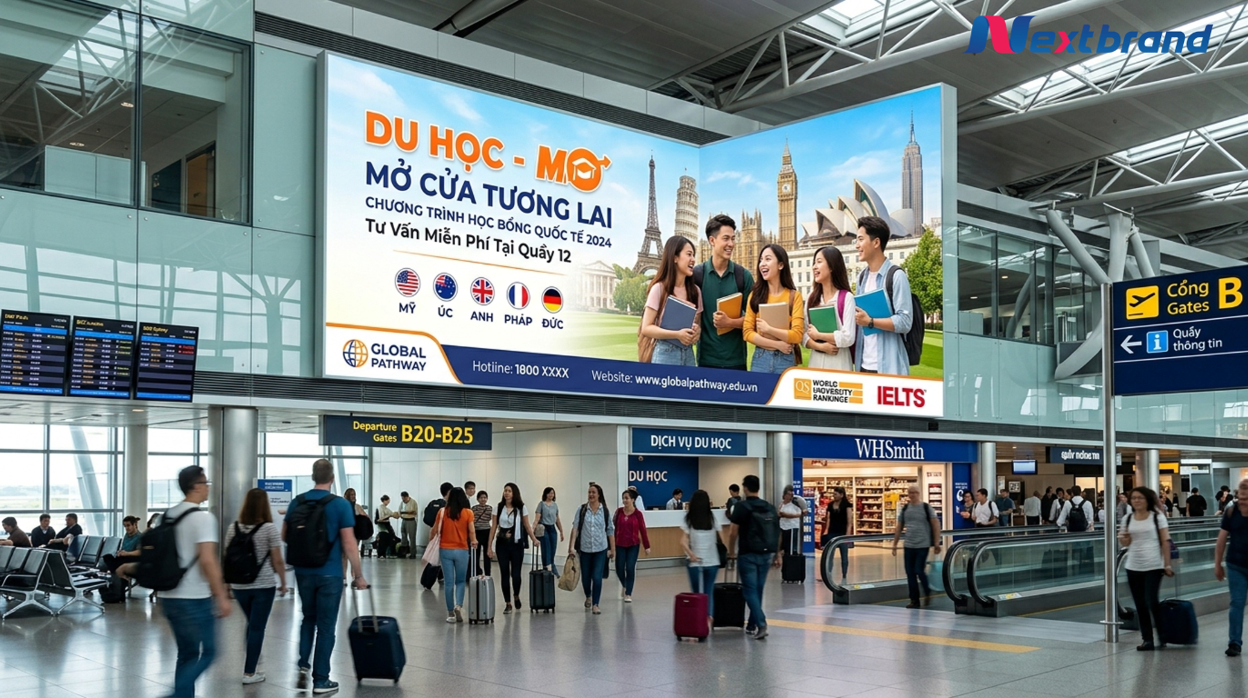 Quảng cáo sân bay cho du học thúc đẩy doanh số hiệu quả Quảng cáo sân bay cho du học thúc đẩy doanh số hiệu quả