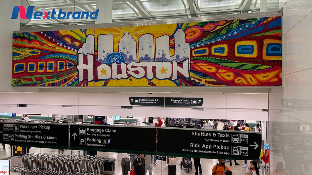 Sân bay IAH nằm ở phía bắc thành phố Houston Sân bay IAH nằm ở phía bắc thành phố Houston